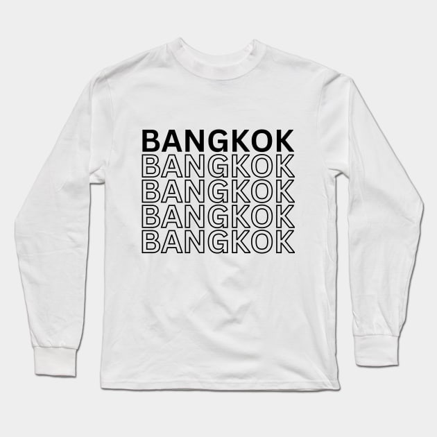 Bangkok Long Sleeve T-Shirt by JunniePL